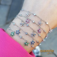 SPLABR009 Bracciale fiorito